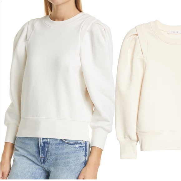 Frame puff sleeve sweater redwood - Picture 4 of 5